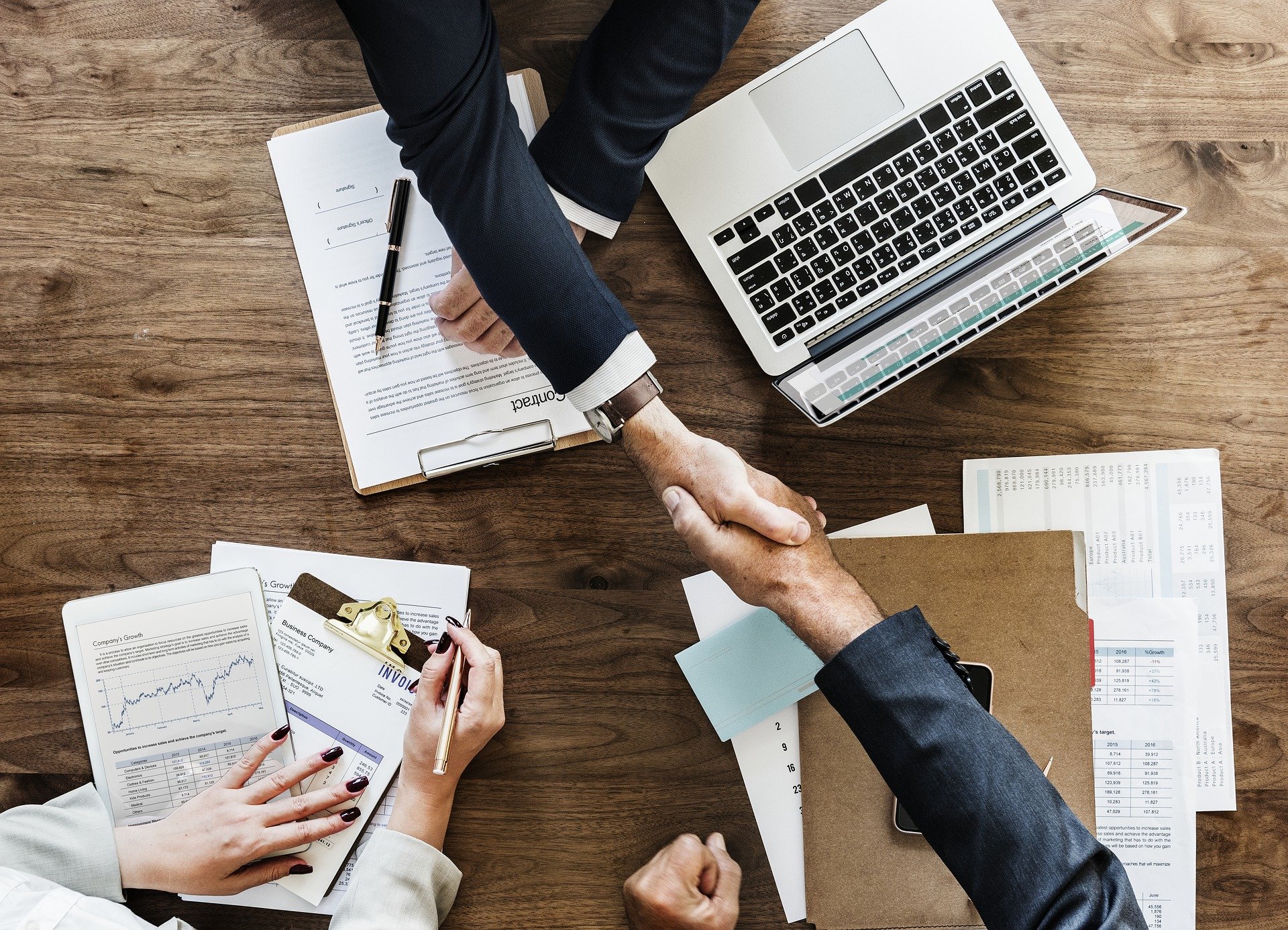 EGCSS team partnership handshake